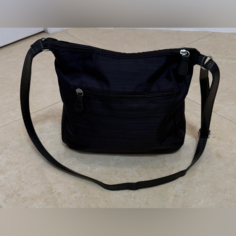 Imitation Leather Black Men's & Woman Crossbody Bag - Picture 4 of 6